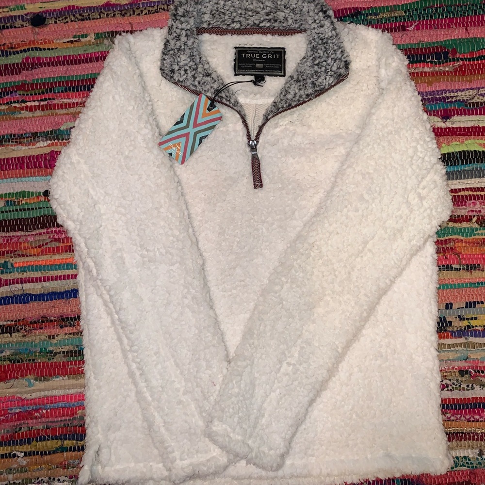 True Grit Sherpa Pullover!!